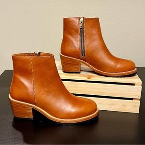 *RARE* PLG/Patina Women’s Ankle Bootie | Bourbon, Size 8 1/2